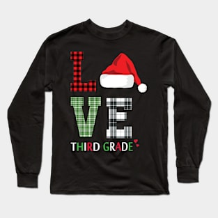 Third Grade Xmas Gift Long Sleeve T-Shirt